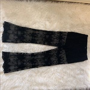 Black Lace Pants